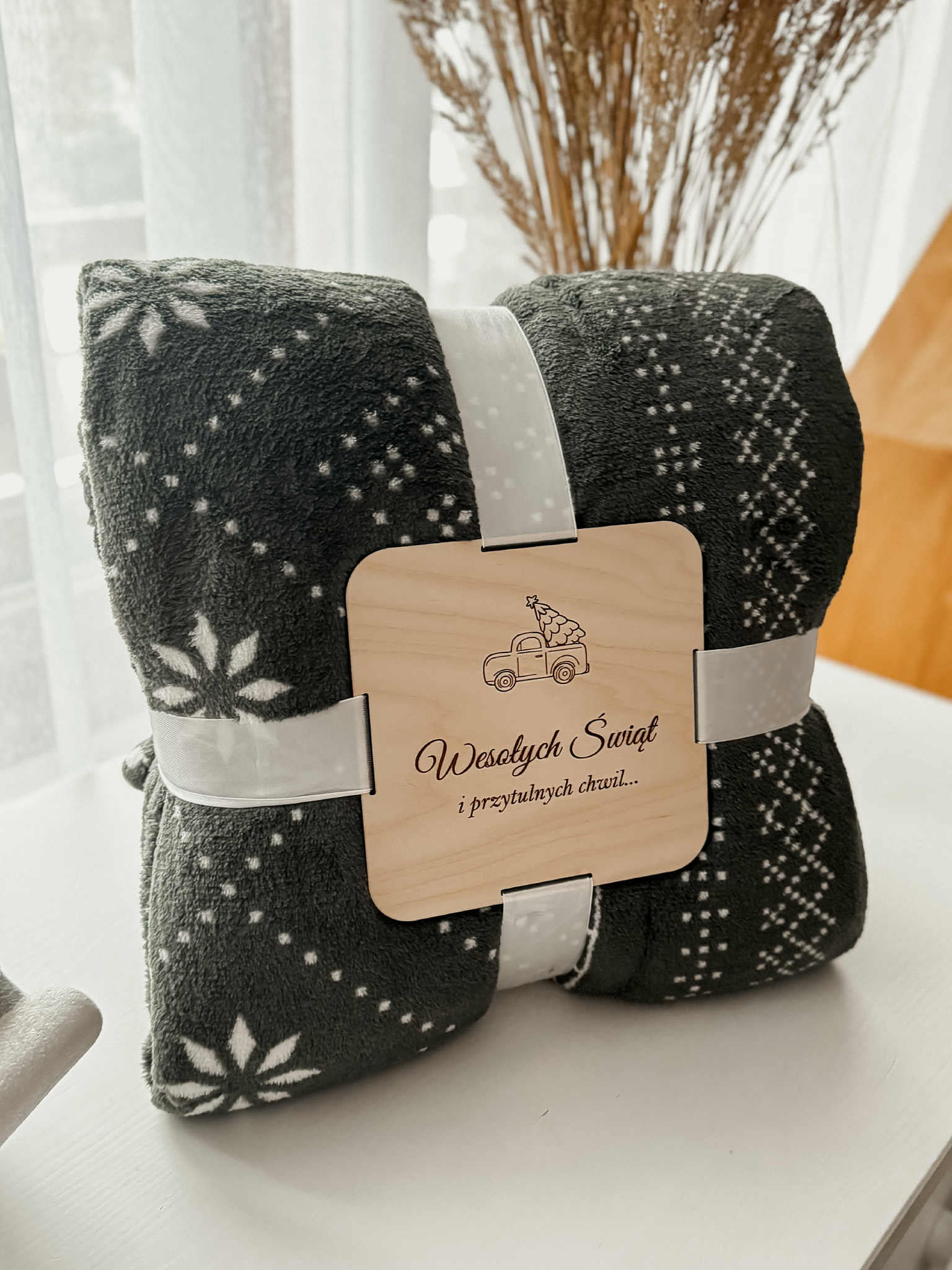 Zestaw - Prezent na Święta Szary